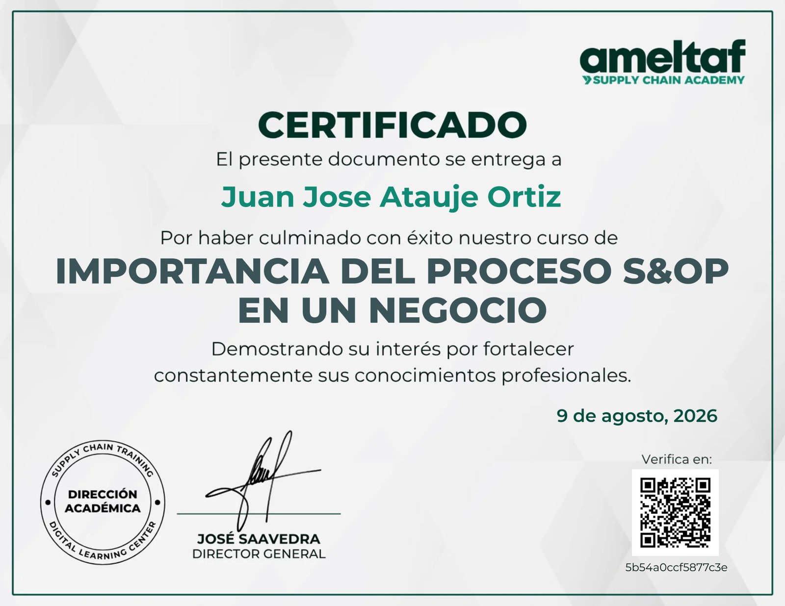 Importancia del Proceso S&OP en un Negocio
