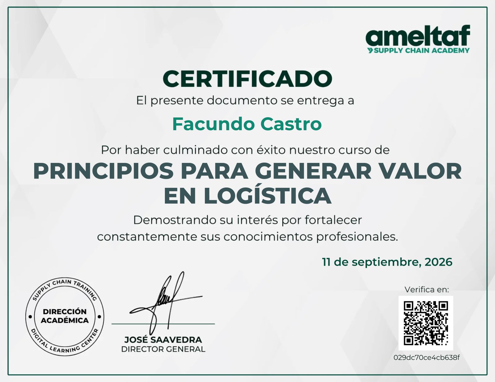 Principios para Generar Valor en Logística