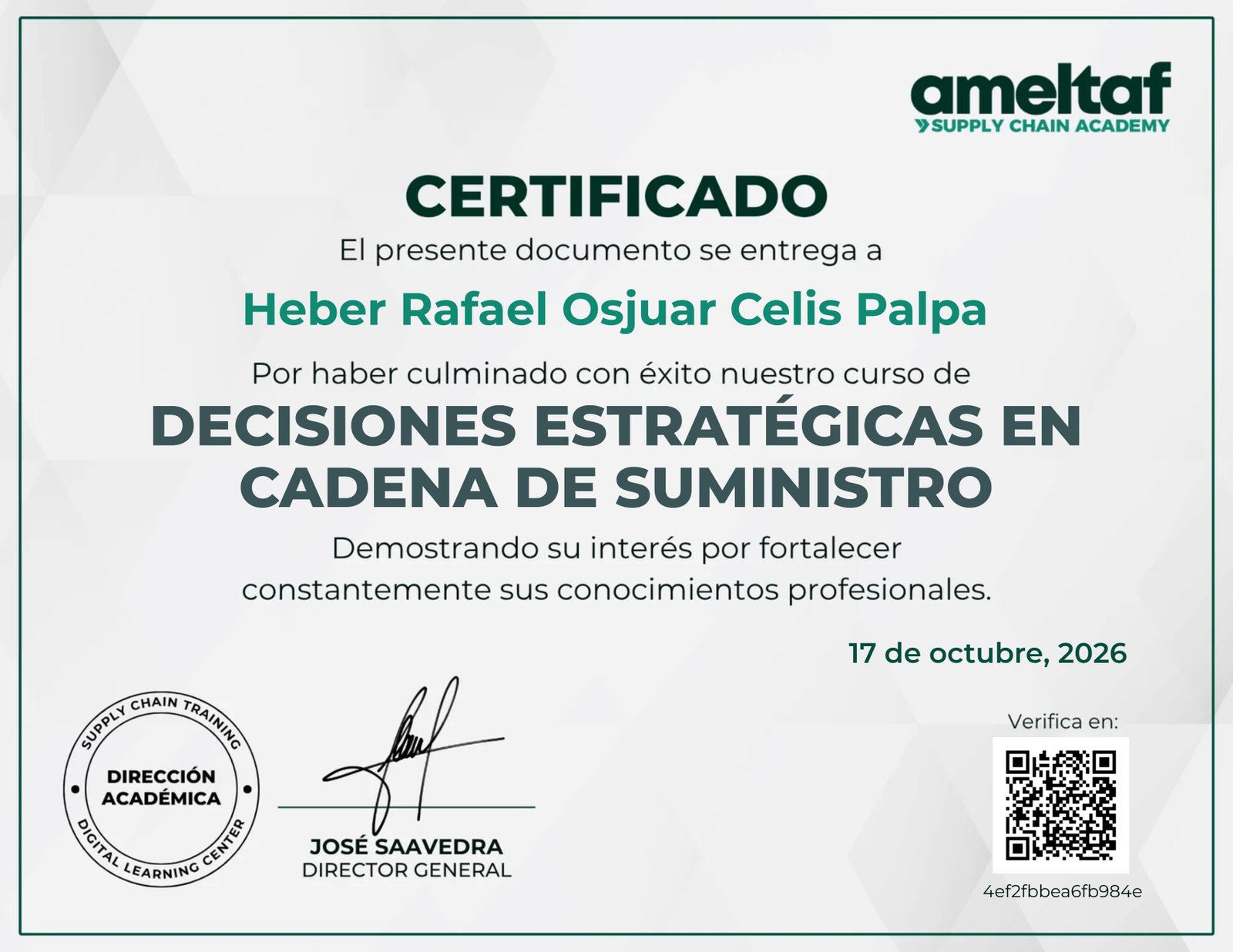 Decisiones Estratégicas en Cadena de Suministro