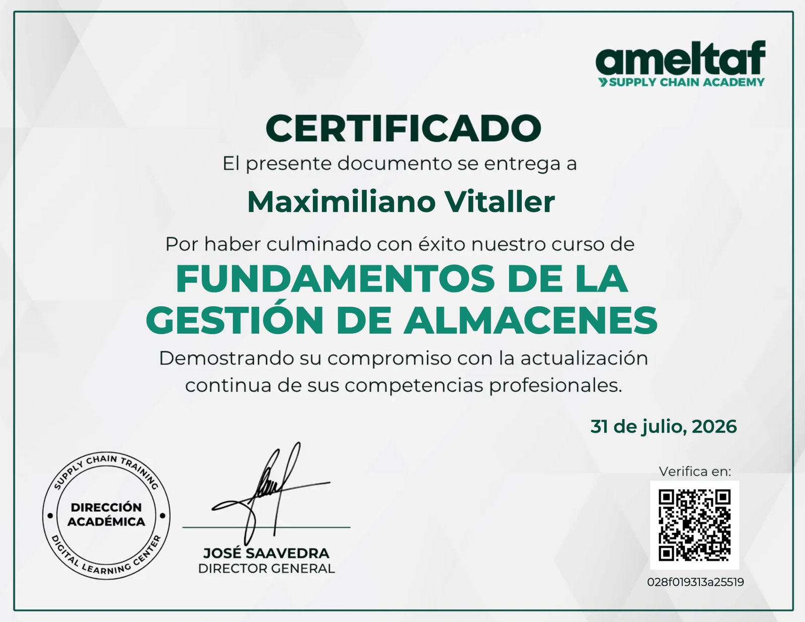 Fundamentos de la Gestión de Almacenes