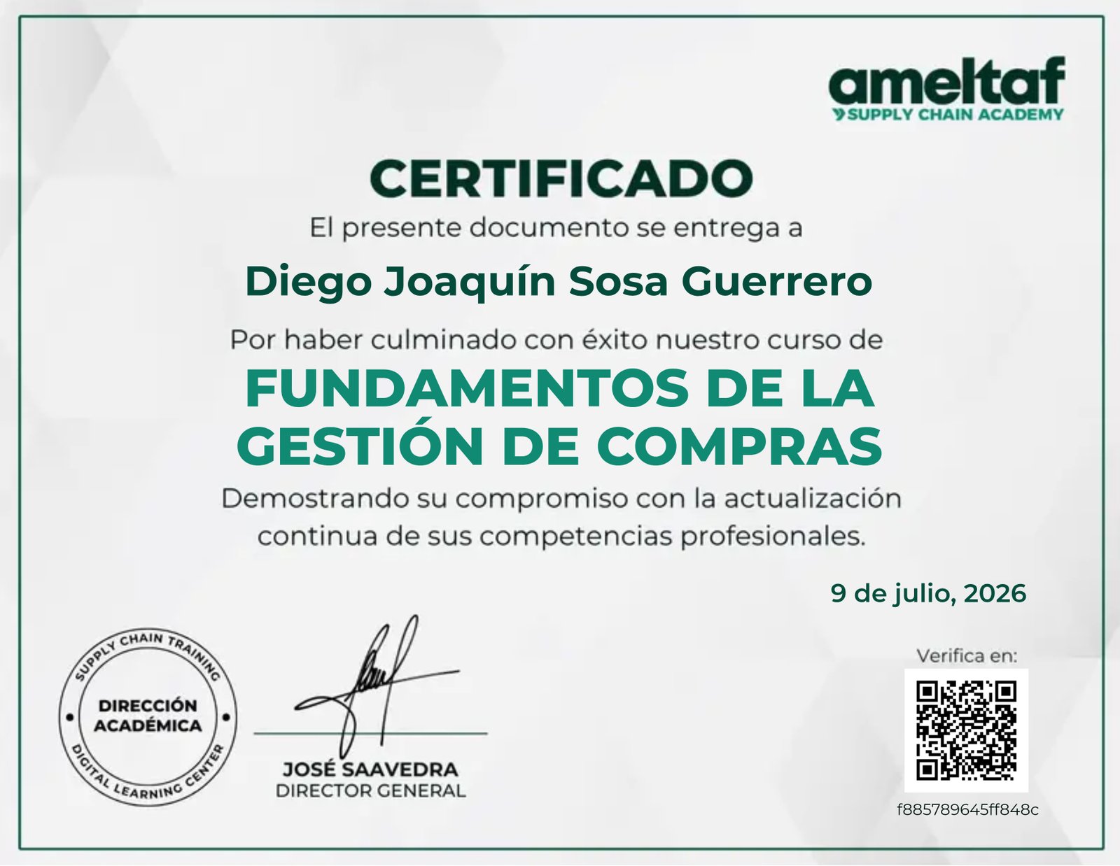 Fundamentos de la Gestión de Compras