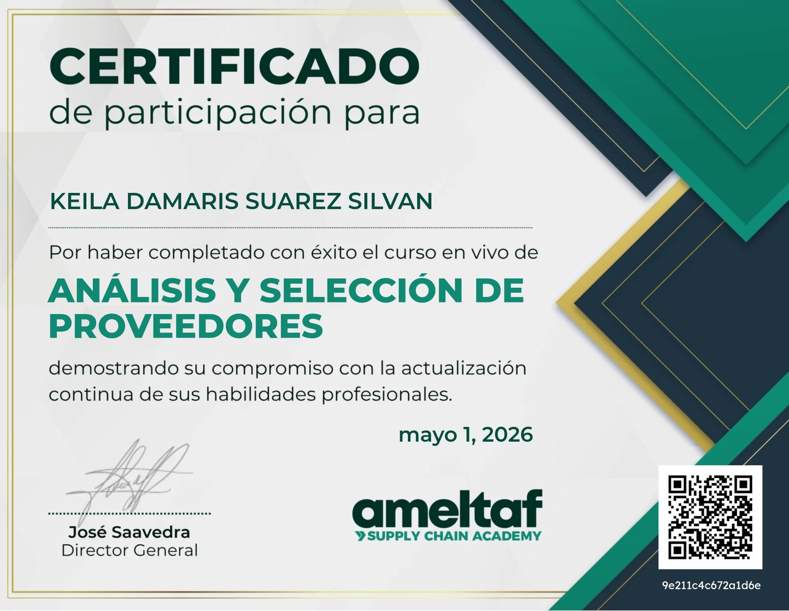 Análisis y Selección de Proveedores