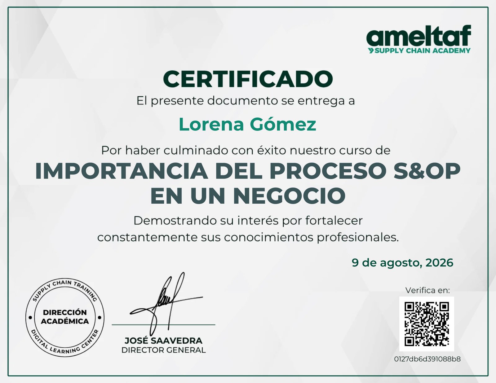 Importancia del Proceso S&OP en un Negocio