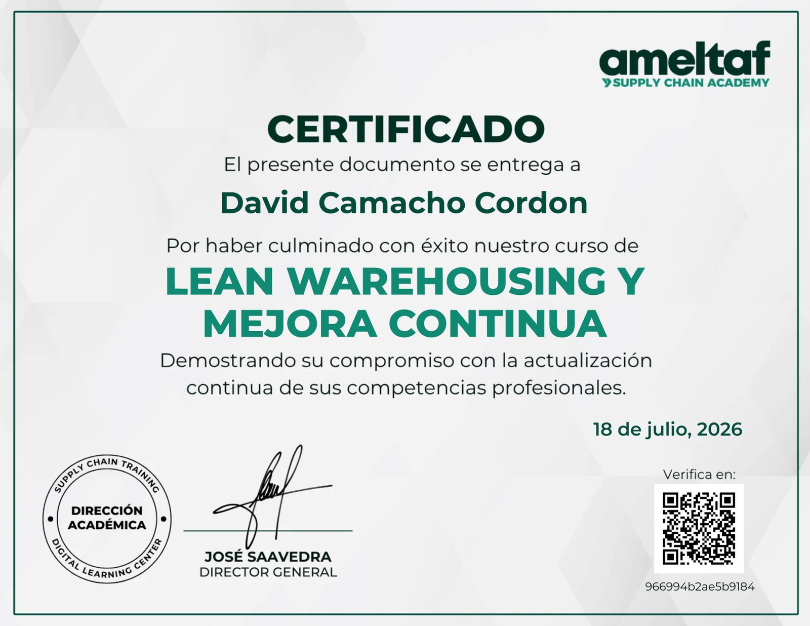 Lean Warehousing y Mejora Continua