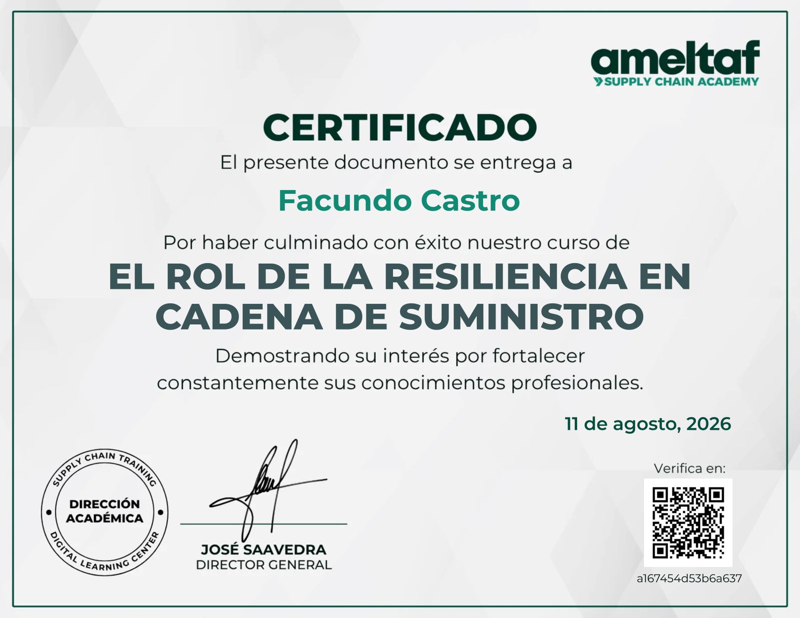 El Rol de la Resiliencia en Cadena de Suministro