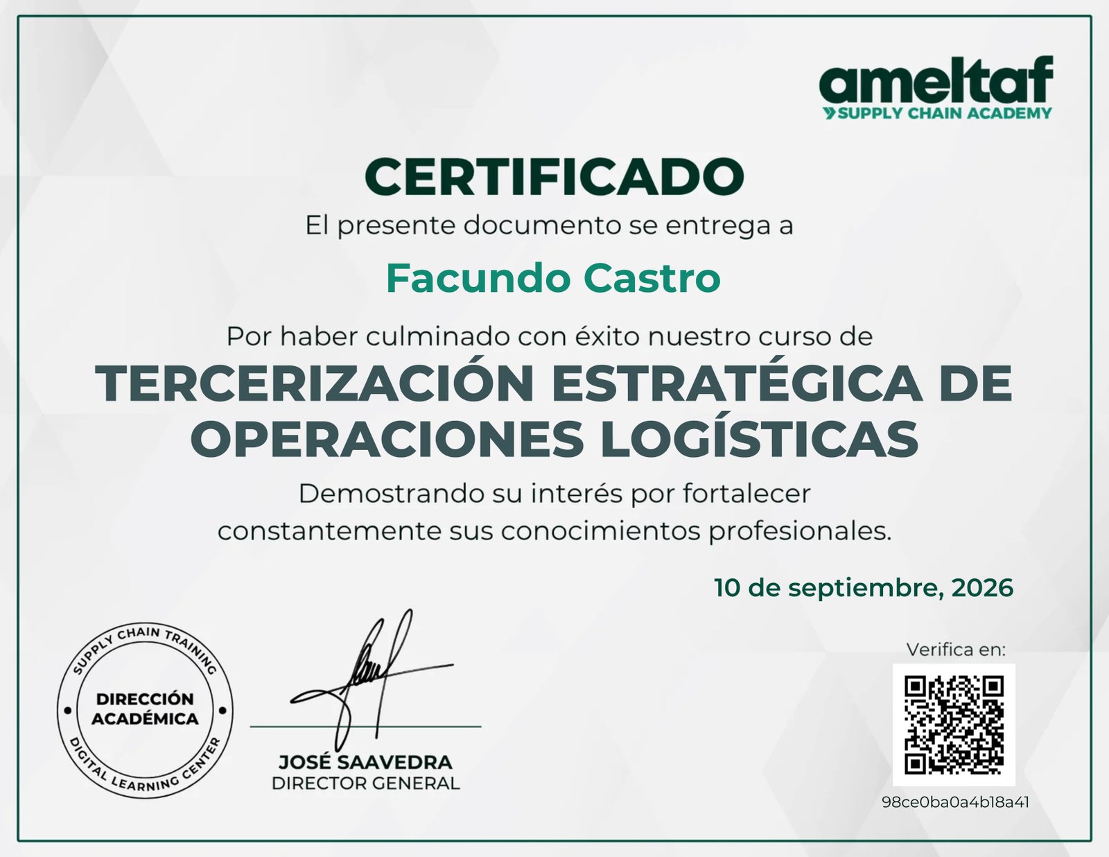 Tercerización Estratégica de Operaciones Logísticas
