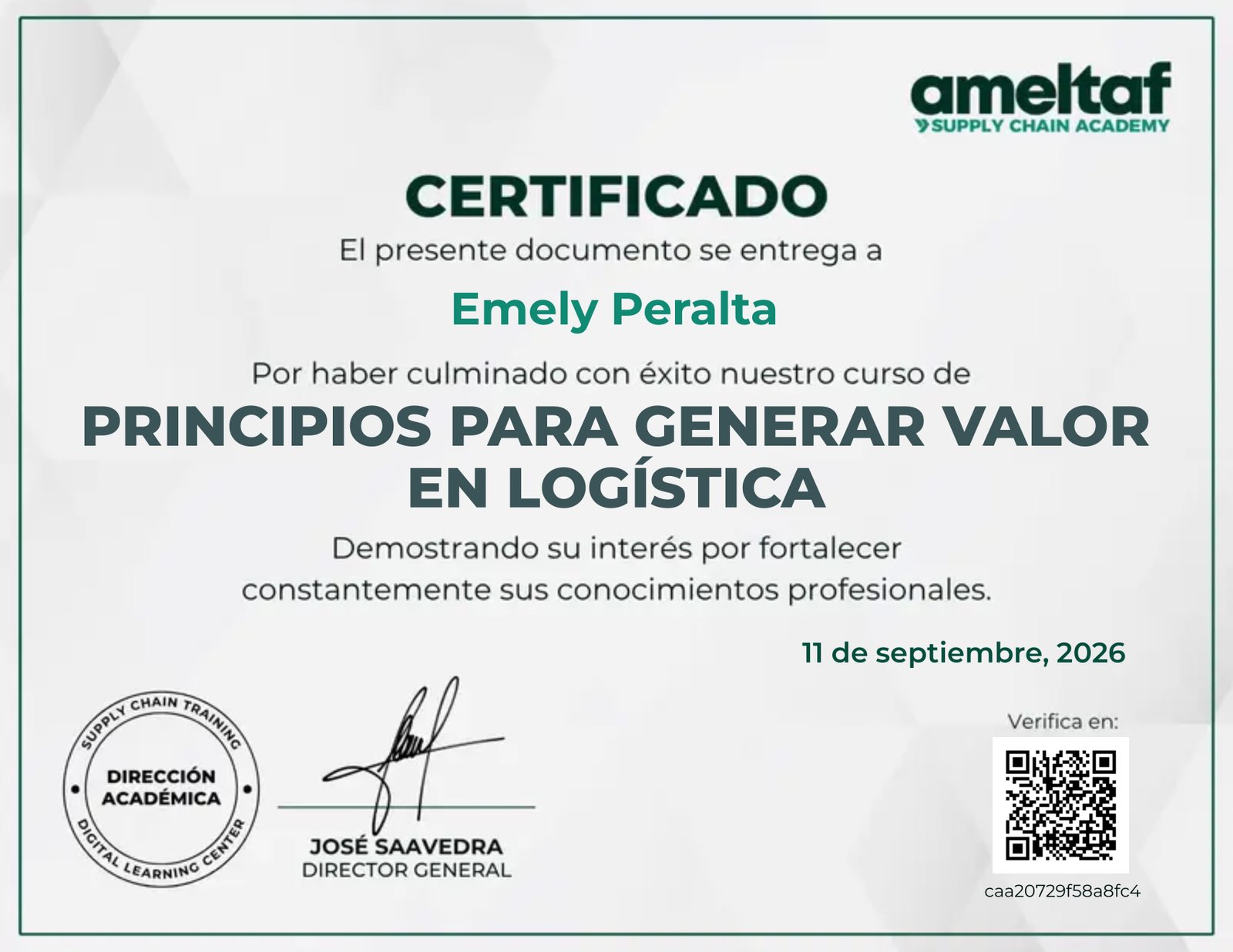 Principios para Generar Valor en Logística