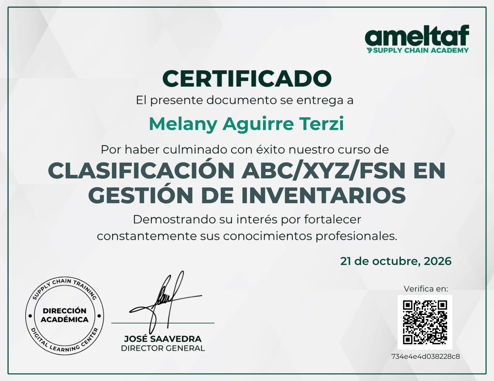 Clasificación ABC/XYZ/FSN en Gestión de Inventarios