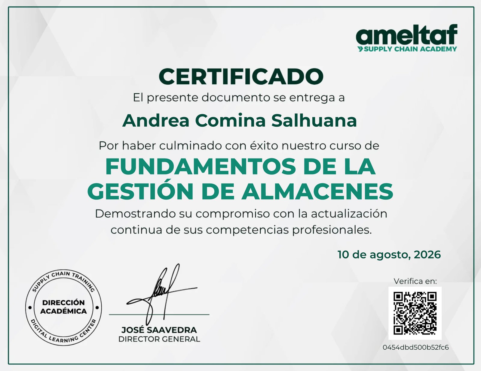 Fundamentos de la Gestión de Almacenes